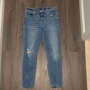 Lucky Brand Distressed Blue Skinny Jeans
